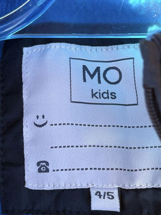 Blusão de criança azul com forro polar