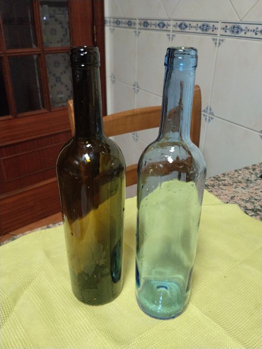 Garrafas de vidro