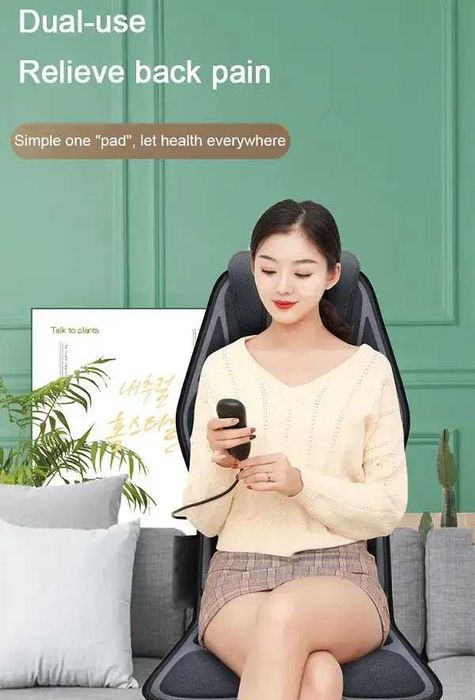 Масажна накидка Benbo YJ 308D-lux крісло масажер для авто для тіла