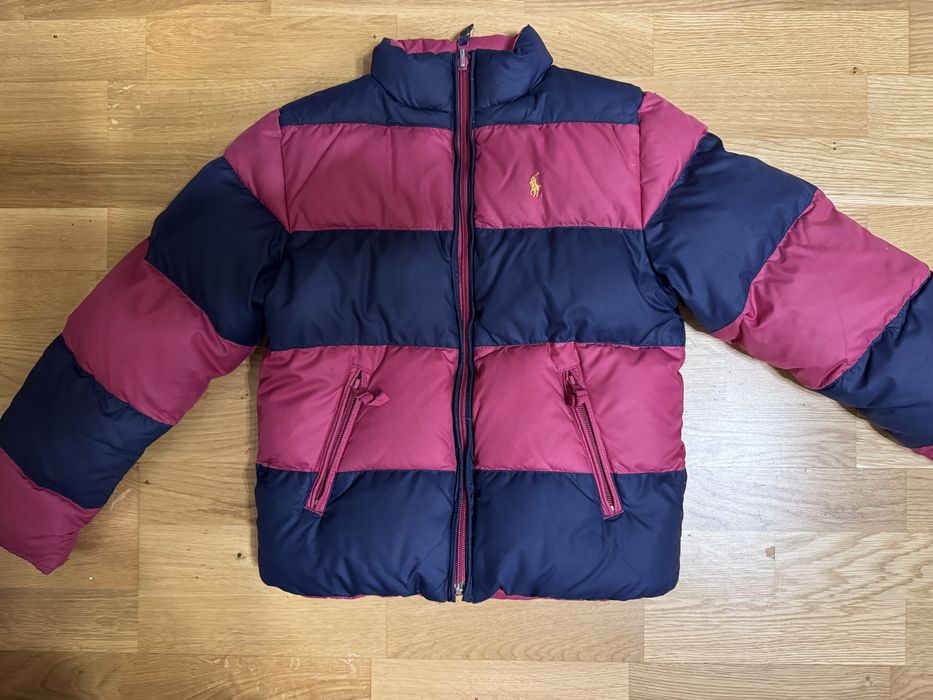 Пухова куртка дитяча Polo Ralph Lauren двохстороння 8-10 років