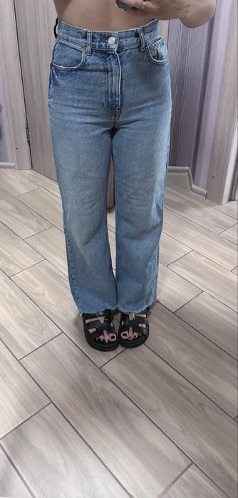Джинси zara 34 прямі