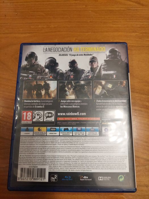 PS4 - Rainbow Six Siege
