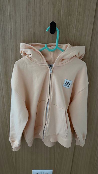 Zara bluza brzoskwiniowa lato 152 10/12l dres dziewczynka