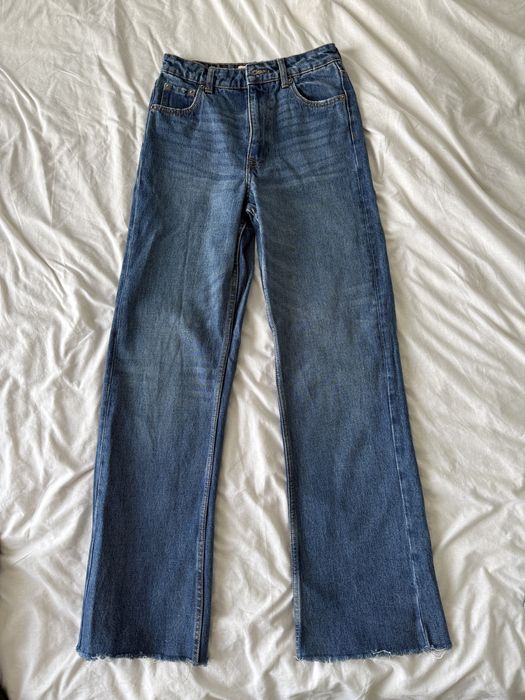 Джинси zara темно синього кольору