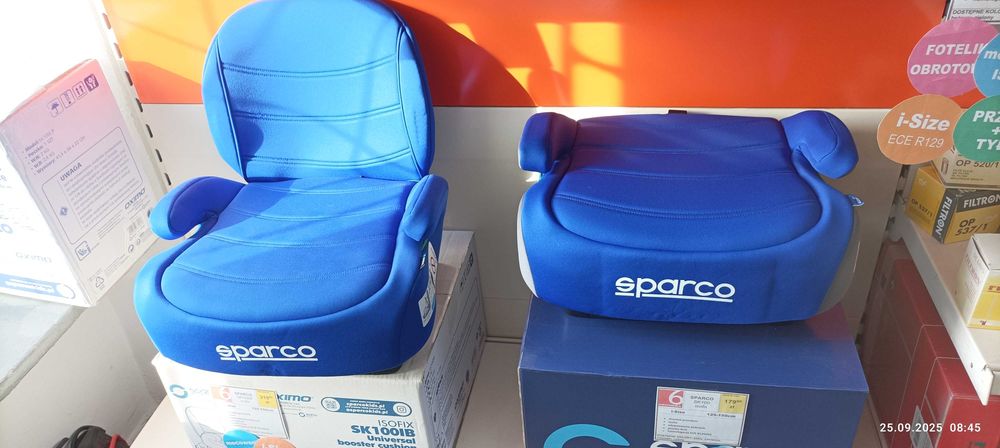 fotelik samochodowy booster podstawka podkładka Sparco SK100iB oparcie