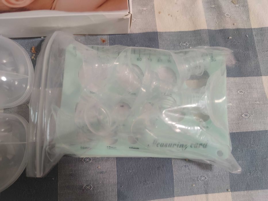 Kit bomba tira leite materno e acessórios