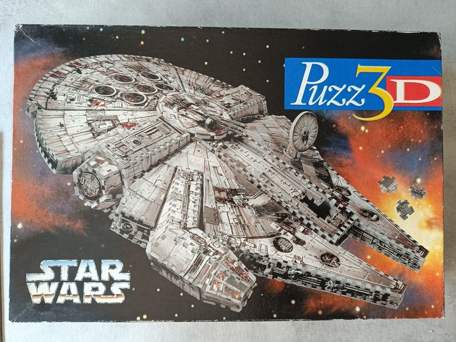 Puzzle 3D Star Wars Millenium Falcon vintage 1995