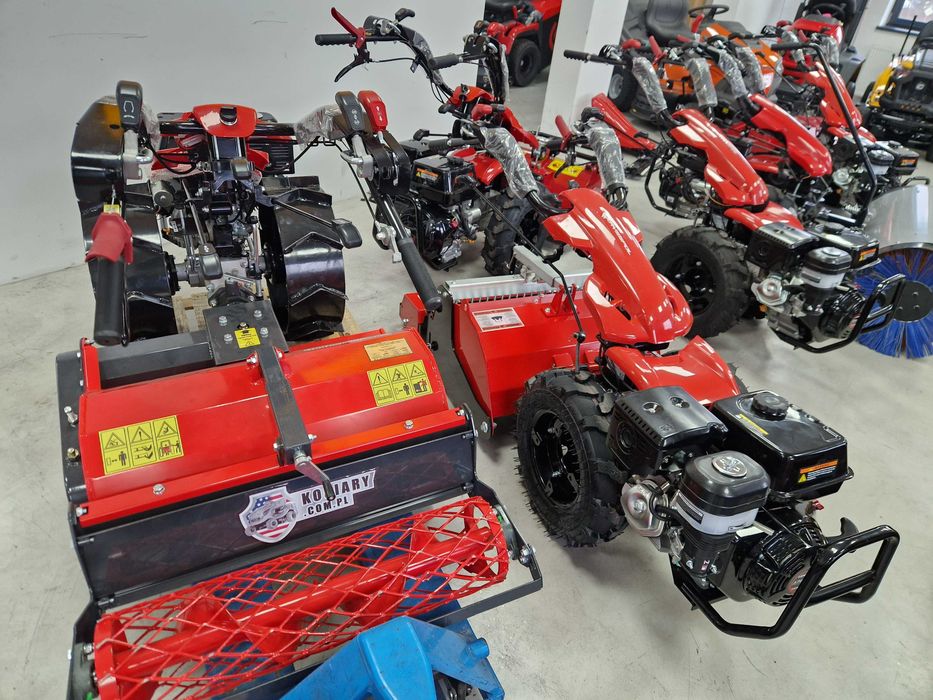 Traktor jednoosiowy MC370 z glebogryzarką 80cm Loncin G420FD
