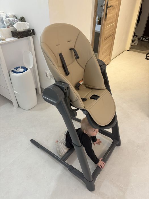 Krzesełko do karmienia + huśtawka 3w1 Kikka Boo Swing Prima Beige – stan idealny