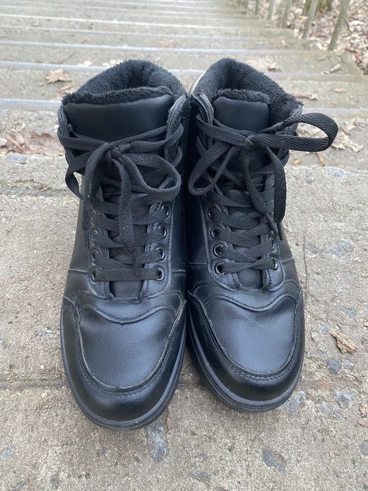 Кросівки високі хайтопи теплі