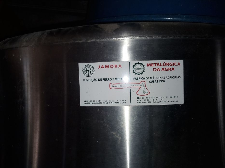 Cubas inox para vinho 800L