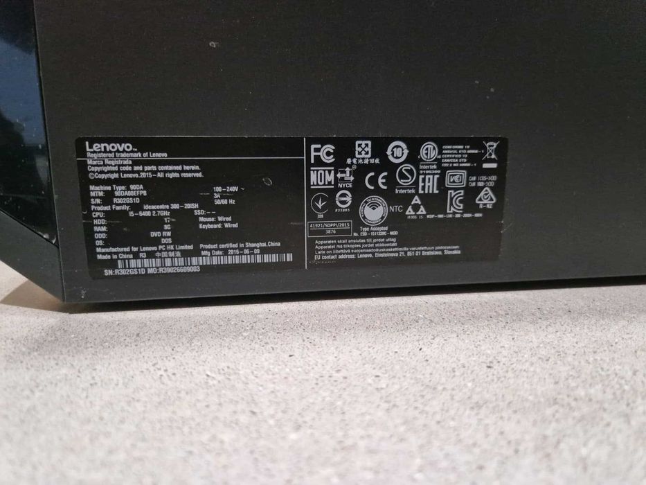 Komputer stacjonarny Lenovo IdeaCentre 300-20ISH – w pełni sprawny