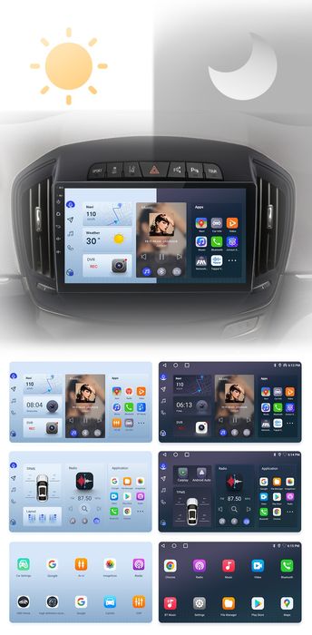 Rádio android OPEL Insignia 2013-17 Carplay GPS wifi 2/32GB BT novo