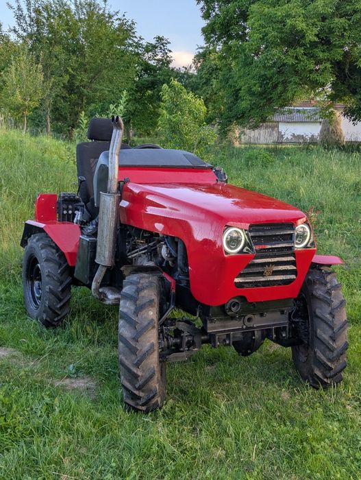 Саморобний міні трактор 4×4 1.9TDI