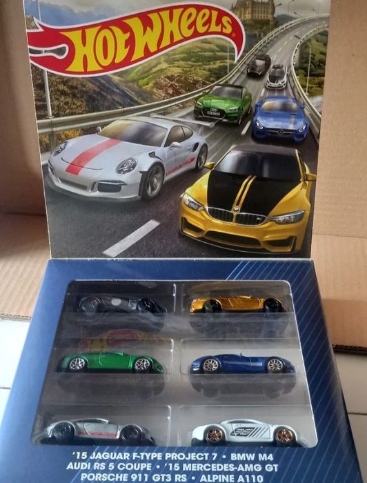 Hot wheels pack de 6 miniaturas