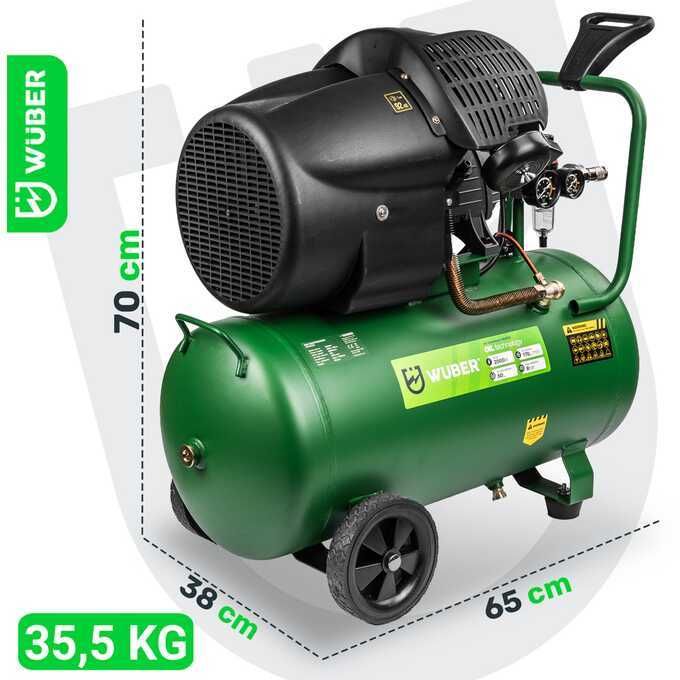 Kompresor olejowy 50l Dwu tłokowy