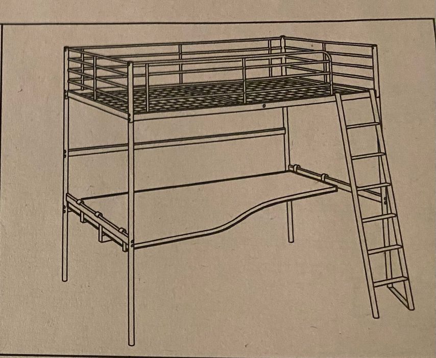 Boliche com secretaria Ikea