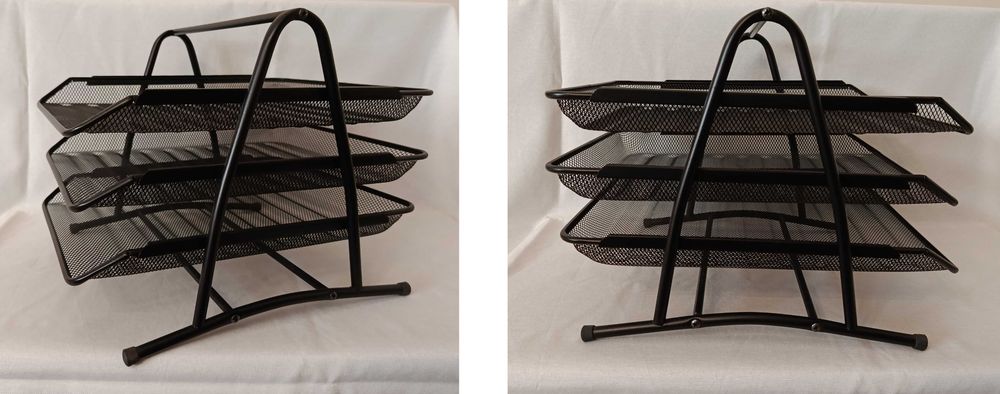 Organizador de mesa de escritório com 3 gavetas