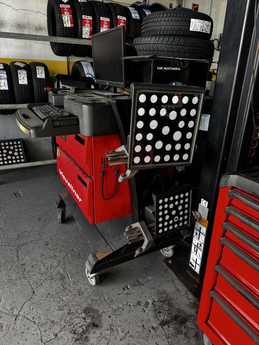 Maquina de alinhar direçao