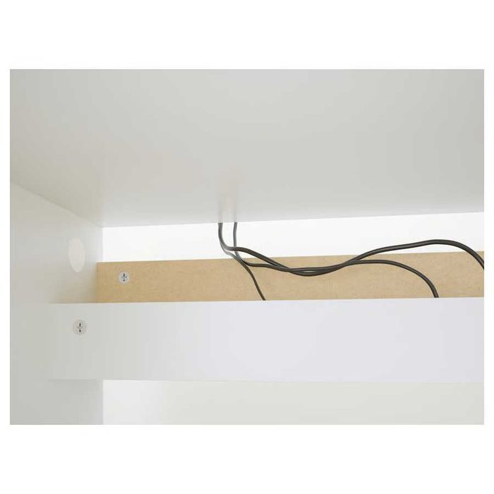 Secretária quarto branca com gavetas IKEA Malm 140x65x73