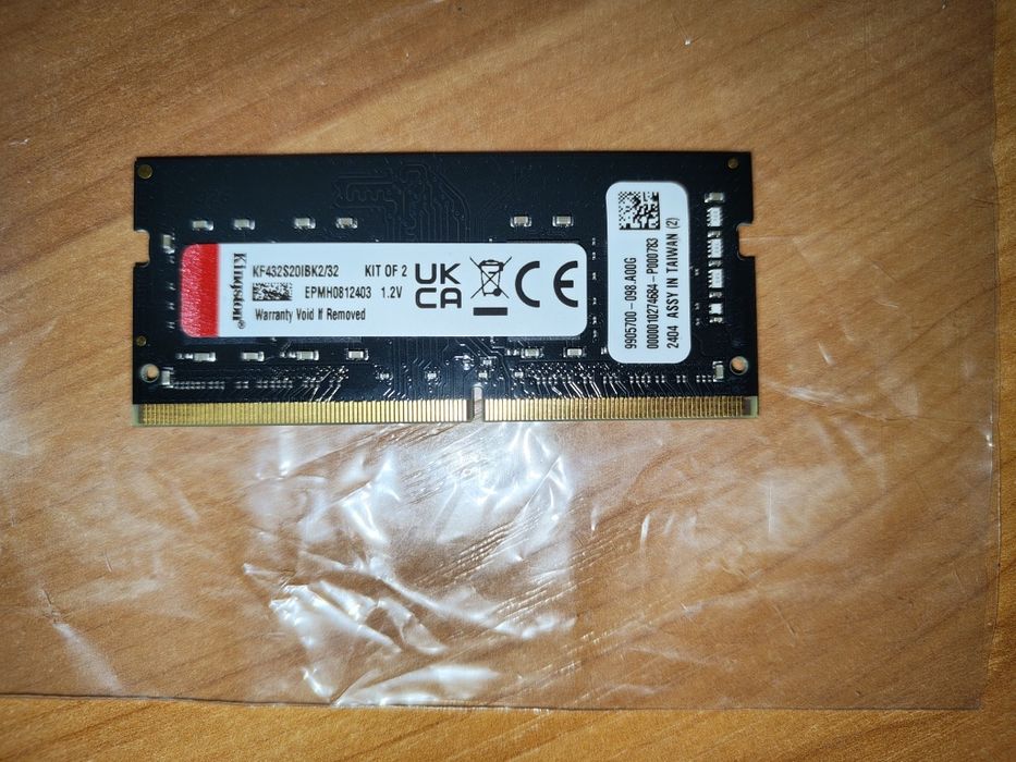 Kingston fury DDR4 SODIMM 16gb 3200