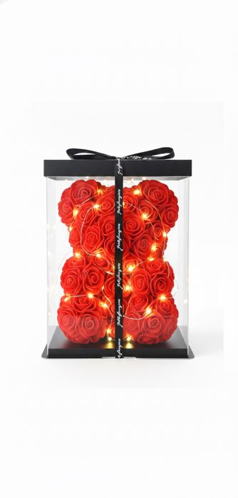 Ursinhos com rosas eternas