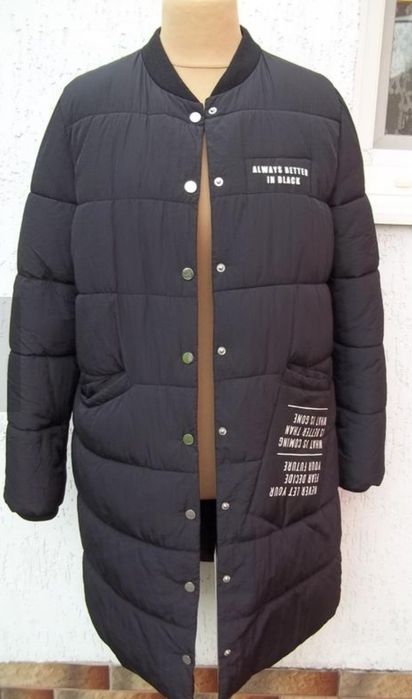 Płaszcz zimowy pikowany ocieplany parka  XL /XXL