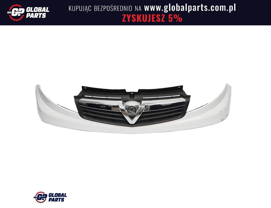 Opel Vauxhall Vivaro Atrapa Grill Panel Przedni Glacier White Biały