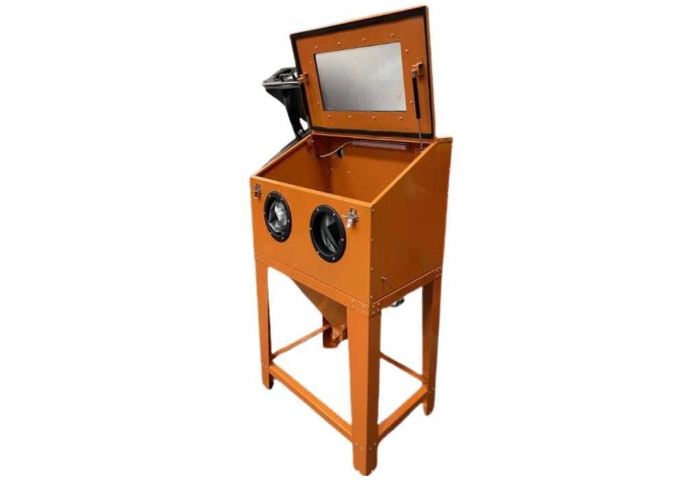 BASS POLSKA Piaskarka Kabinowa 250l Pistolet + Rękawice Dysze BP4267