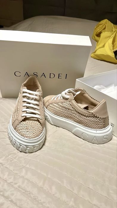 Шкіряні кеди / кросівки Casadei Off Road Hanoi Оригінал (Італія)