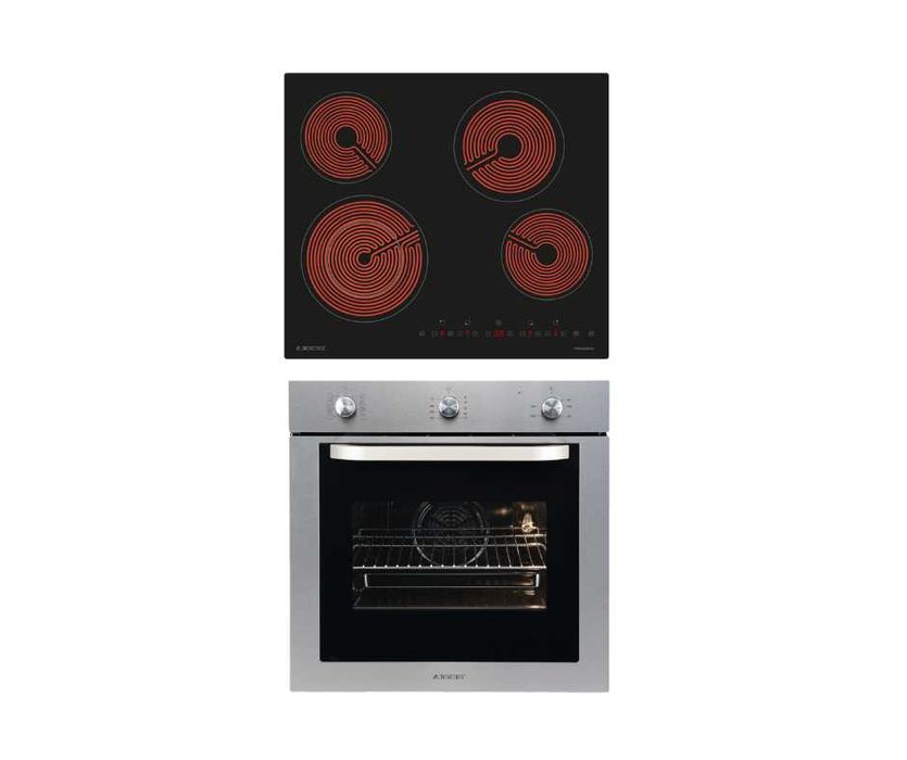 Pack de Encastre Placa Vitrocerâmica + Forno Multifunções Jocel