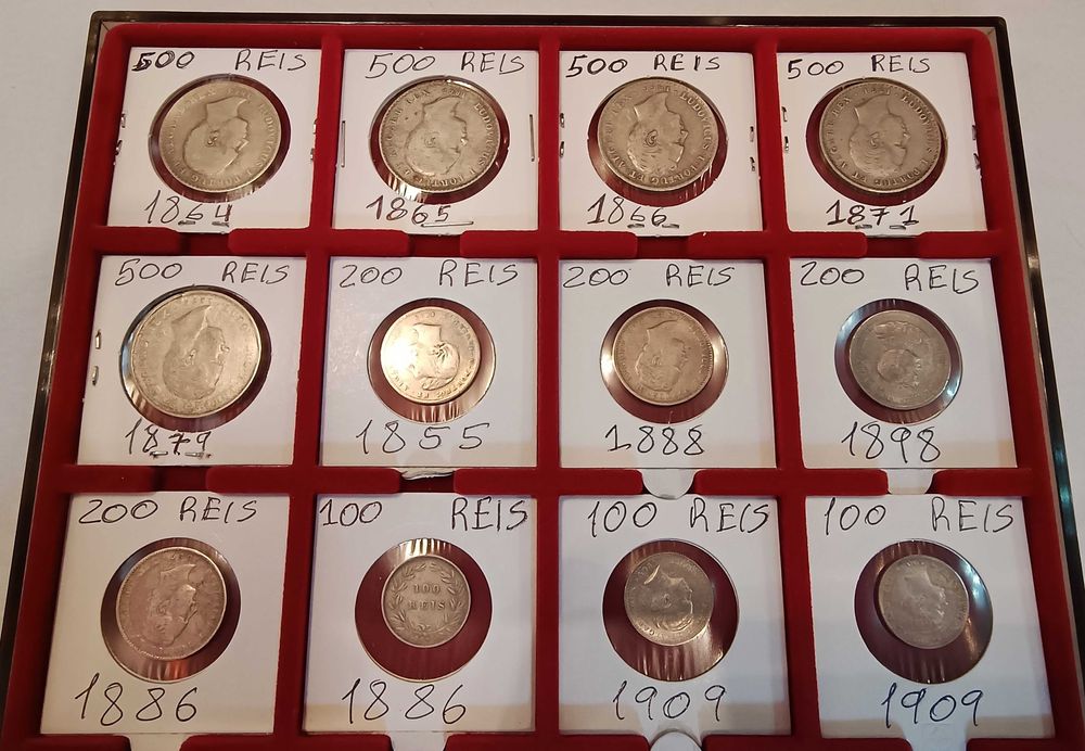 Moedas Reis Prata