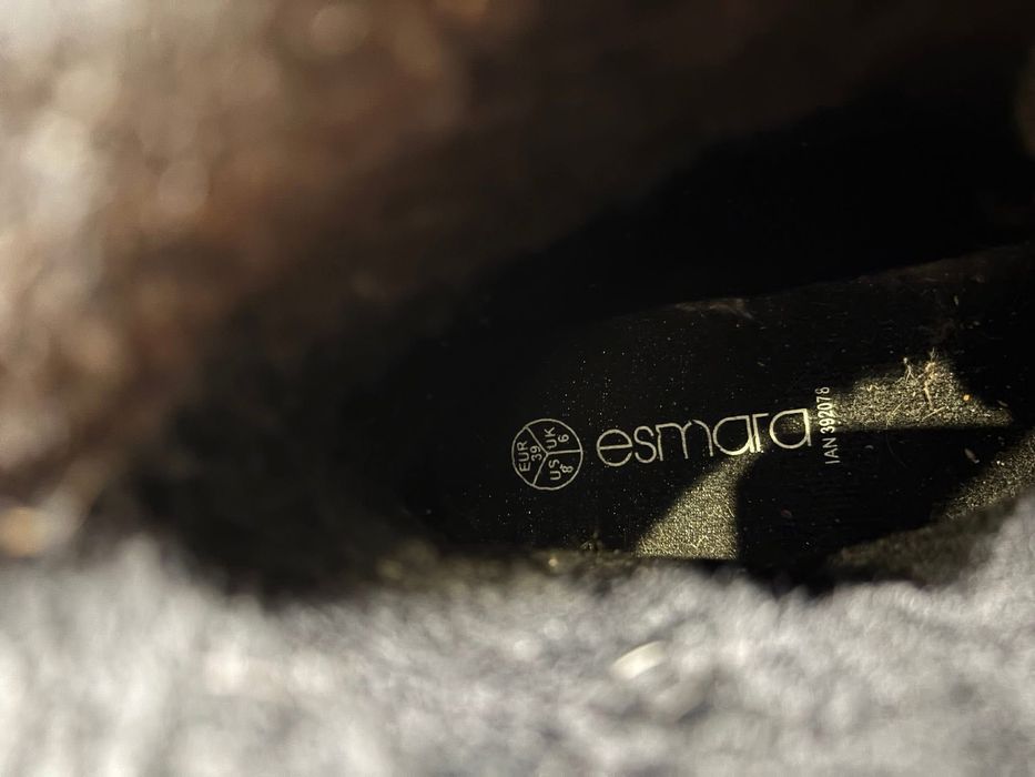 Buty trekkingowe zamszowe wodoodporne Esmara rozmiar 39