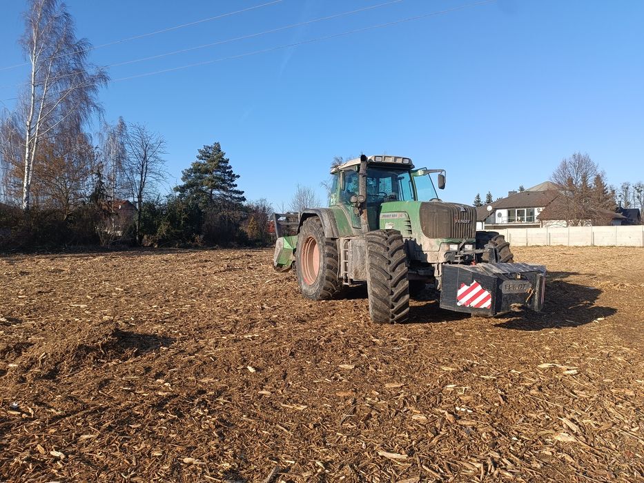 Mulczer leśny wgłębny wycinka drzew przywracanie gruntów rolnych