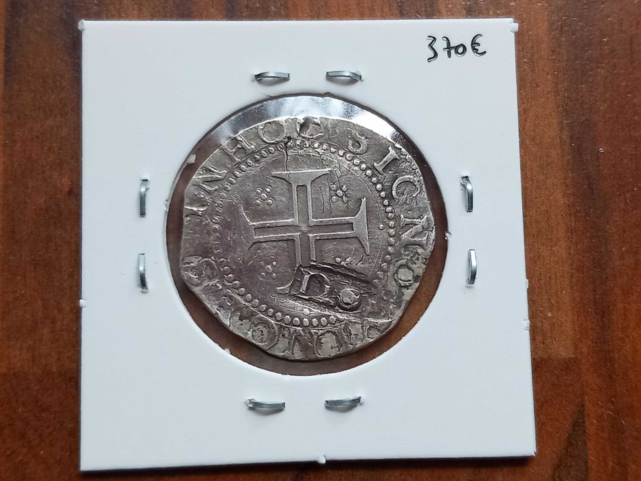 Moeda Tostão D. João IV C/Carimbo 120 Reis