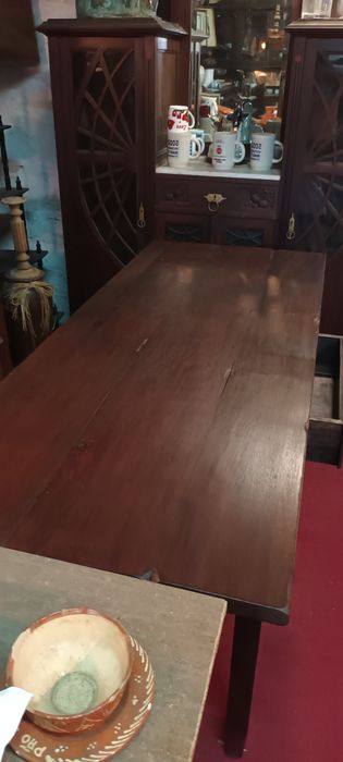 Mesa Antiga Restaurada uma Gaveta