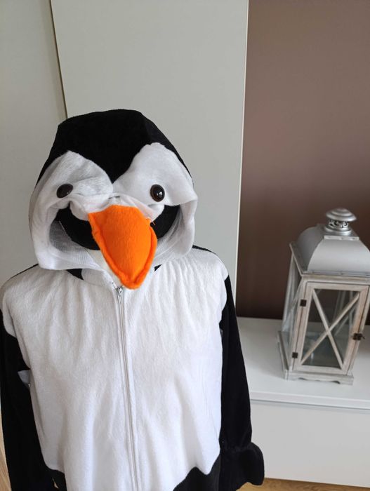 Strój karnawałowy PINGWIN PINGWINA PTAK kostium 110/116  (190)