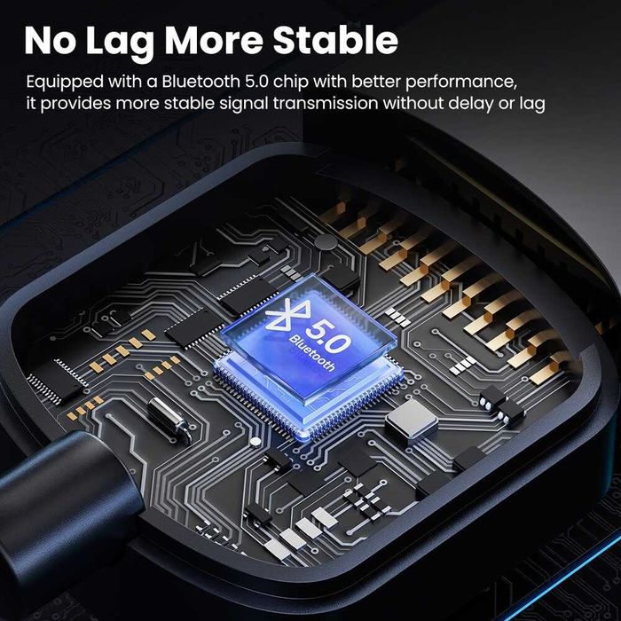 Автомобільний Bluetooth AUX адаптер Toocki BT5.0 для авто