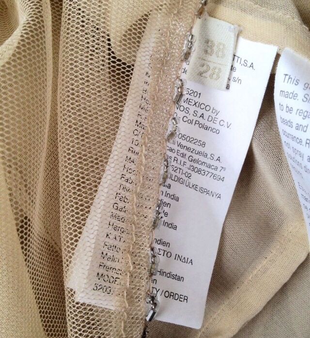 28 38 40 Юбка роскошная многоярусная, сетка, вышивка Massimo Dutti