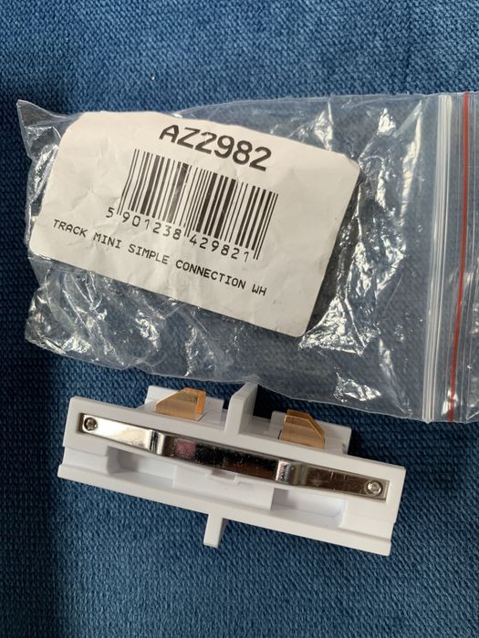 Łącznik prosty biały Azzardo AZ2982