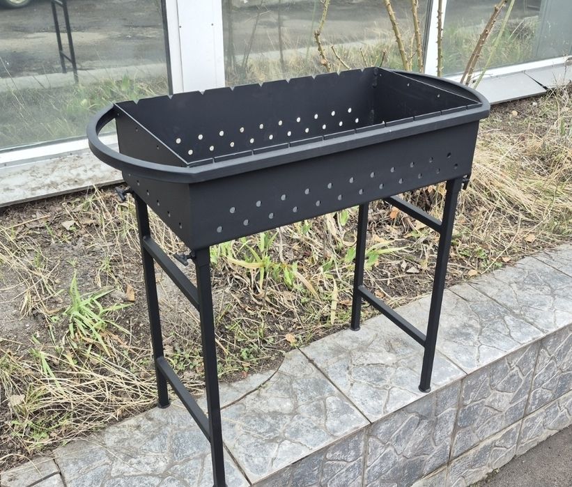 • 2/3/4 мм • Усиленный • Разборный мангал со съемными ножками