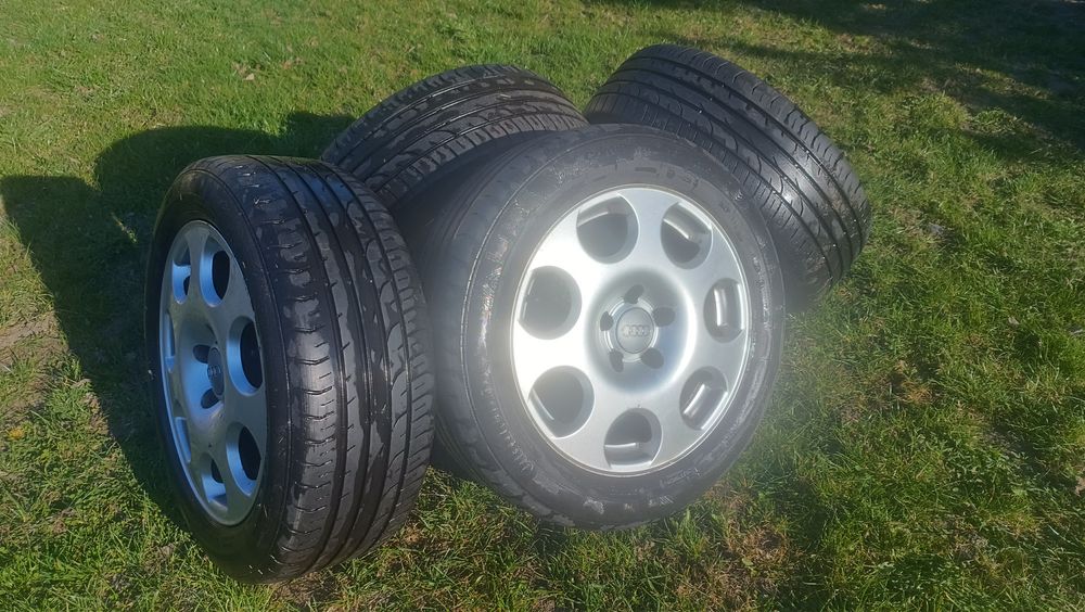Felgi aluminiowe koła 205/55 R16 opony Continental
