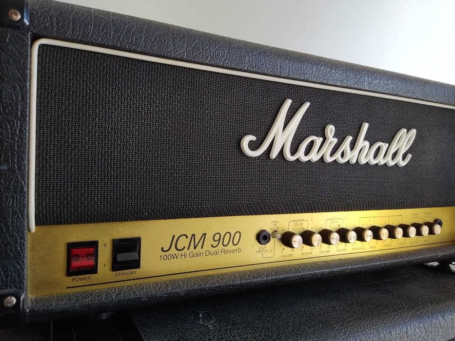 Marshall JCM 900 Hi Gain Dual Reverb 2-Channel 100-Watt Guitar Amp Head, e Marshall JCM 900 Lead Series Model 1960
