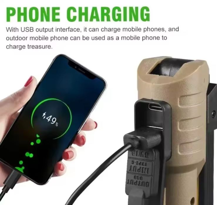 Ліхтар-лампа тактичниий сигнальний акумуляторний світлодіодний