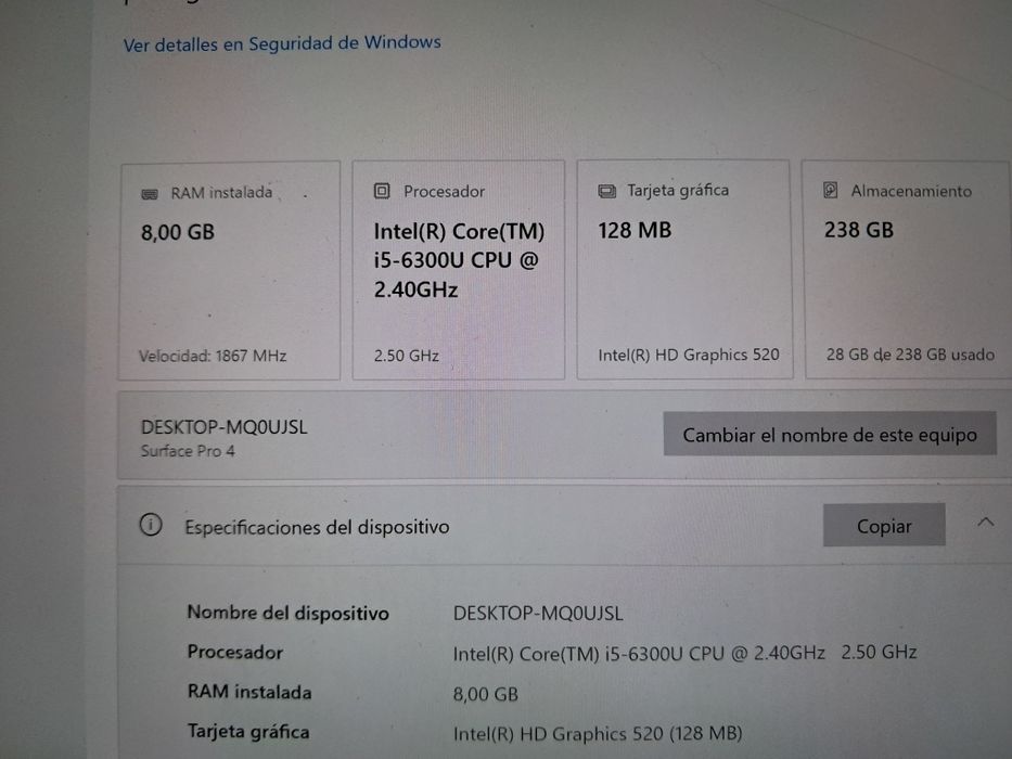 Microsoft Surface pro 4