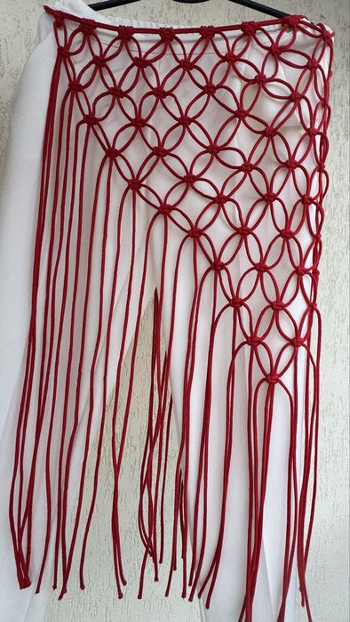 Сітка-хустка пояс макраме, припинда