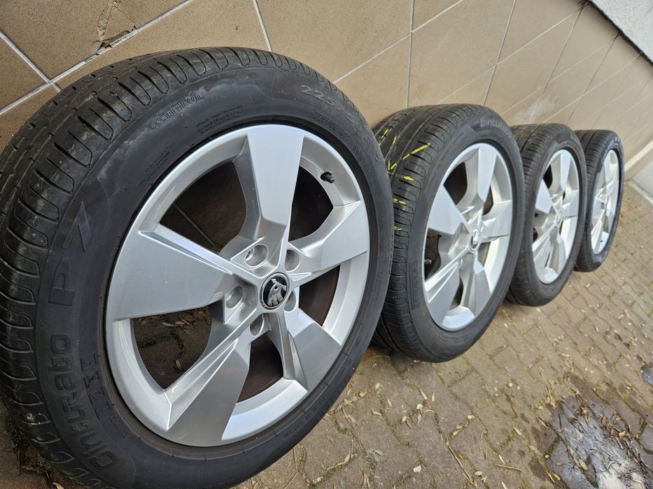 Oryginalne Felgi Koła 17" Skoda Yeti Octavia 5x112 ET45