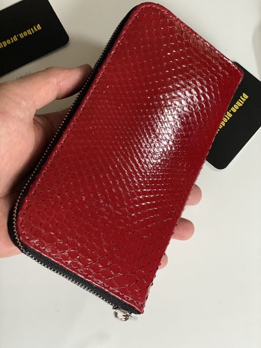 Шкіра пітона портмоне гаманець, Портмане кожа питона