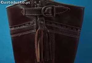 Botas cabedal cano alto homem/mulher nº 37 #