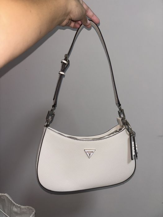 Mala de ombro Noelle saffiano - Guess